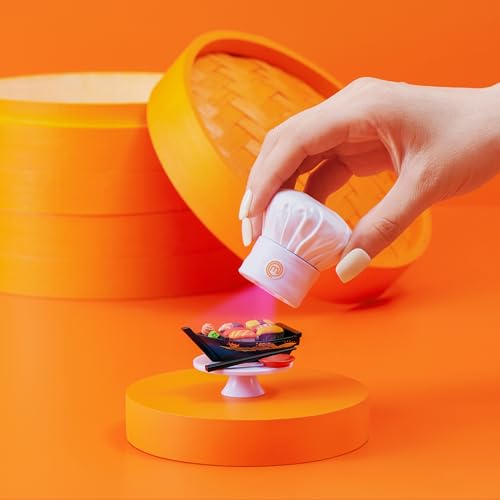 Image of Mini Brands Create MasterChef Series 2 2 Pack by ZURU - Real Mini Dishes with Ingredients, UV LED Lamp & Recipe Card | DIY Toy Capsule Non-Edible Collectable Item for Children