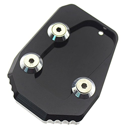 FXCNC Aluminum CNC Motorcycle Side Stand Plate Kickstand Extension Pad Fit For MT09 MT-09 FZ-09 2013 2014 2015 Cover