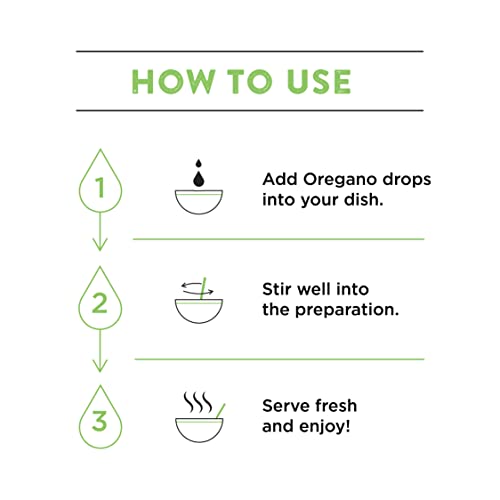 Image of Spice Drop Oregano Extract | 100% Natural | Soups, Pasta, Pizza, Spaghetti, Gourmet Dishes | 5ml (180 drops) | Herb Extract | Authentic | Vegan | Keto Friendly | Non-GMO | Squeeze, Drop And Stir