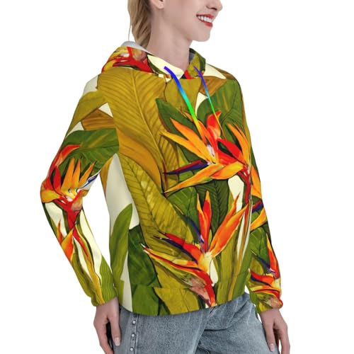 Sweat à capuche tropical oiseau de paradis pour rester stylée et au chaud cet automne - 3