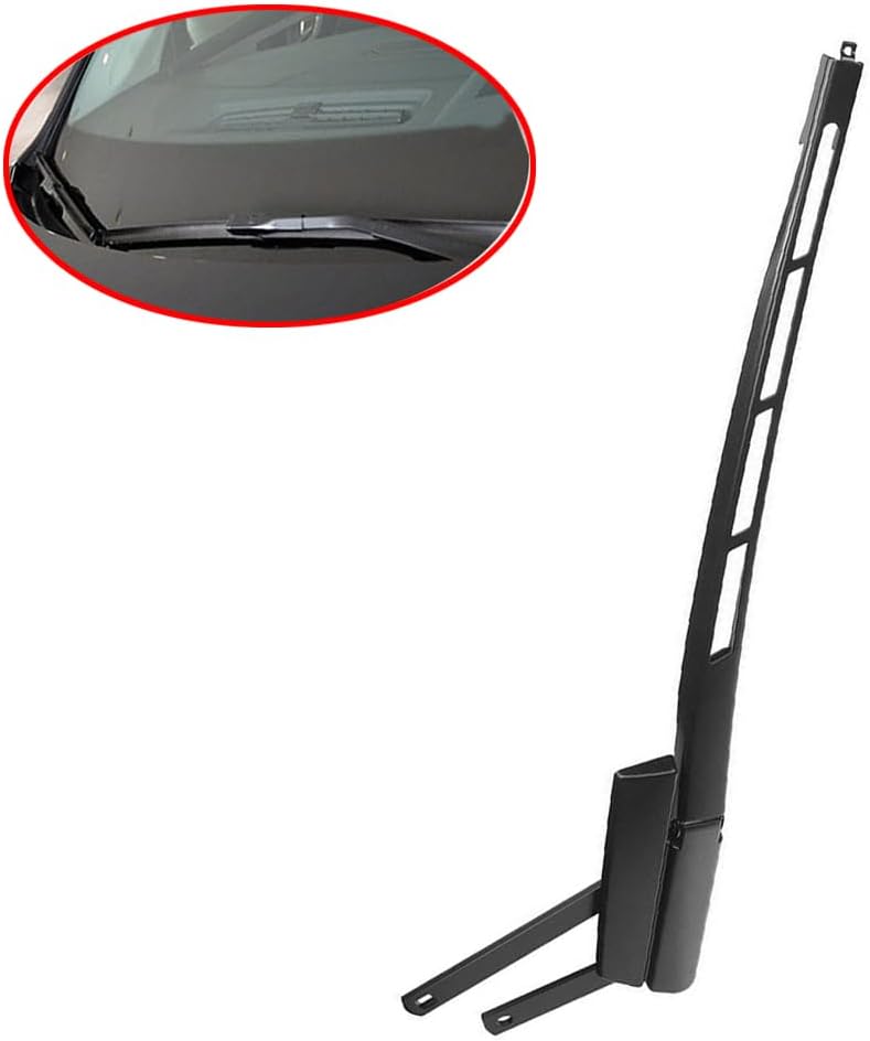 Front Left Wiper Arm 2007-2016 Compatible with Audi Q7 Window Windshield Wiper Arm Replacement 4L1955407A, Quiet Operation Car Glass Wiper Arm for Rainy, Foggy, Snowy, Front Left Side