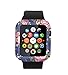 Iwatch Case 38mm,Apple Watch Sport Edition Cover Elegant Beautiful Luxury Purple Flowers Design Series 1 Series 2