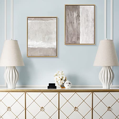 Framed Wall Art, 2Pack Canvas Art Prints, Minimalist Abstract Paintings Artwork, 13X17Inch, Modern Creative Wall Décor, Aesthetic Decor Posters, For Bathroom Living Room Bedroom Kitchen #TOP6