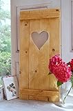 Fensterladen, Landhaus Shabby chic, Eiche, Vollholz