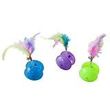 SPOT Ethical Pets Roller Ball Tie Dye Cat Toy, 6", Assorted