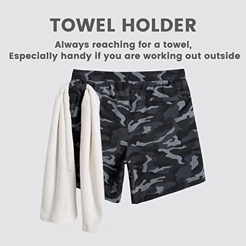 Maamgic Gym Shorts For Men 7 Inch Inseam With Liner Stretch 2 In 1 Workout Shorts Men Quick Dry Athletic Running Shorts #TOP1