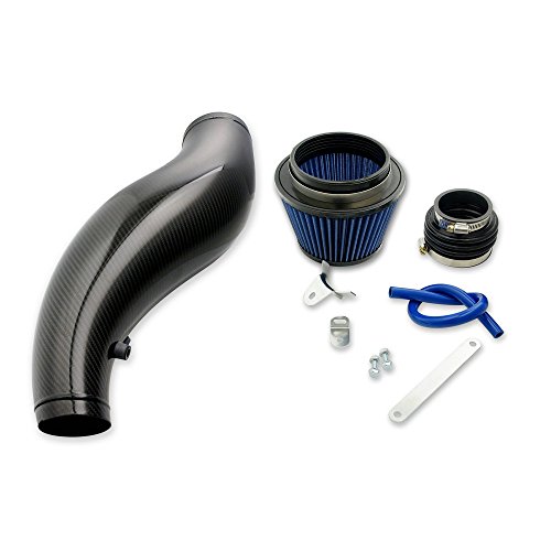Heinmo Carbon Fiber Universal High Flow Performance Air Intake Pipe Induction Filter Kit For Civi' 92-00 Ek Eg Cold Air Intake System #TOP4