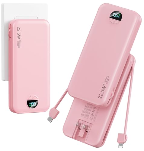 12000mAh Ultra-Portable-Charger-Power-Bank Built in