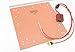 Keenovo Silicone Heater CR10 S5 3D Printer Heatbed Build Plate Heating Pad 20" Dual Heating Zones+Integrated Digital Controller & Plug (120V)