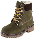  Lurchi ILIO-Sympatex Combat Boots, Grün (Salvia 26), 38 EU