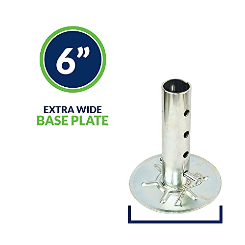 Bastion Electric Power Tongue Jack With Cover | Electric Or Manual Operation | 3500Lb A-Frame Capacity | 12V | Front Led | Trailers, Campers, Rvs & Boats #TOP3
