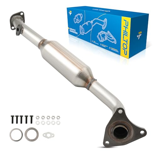 PHILTOP Left or Right Catalytic Converter Kit Direct-Fit Compatible with Toyota, Lexus Land-Cruiser 4.7L 1998-2007, LX470 4.7L 1998-2007 Replace# 41342, 53436, 644205, 18493 (EPA Compliant) by PHILTOP - Used condition - US$95.43