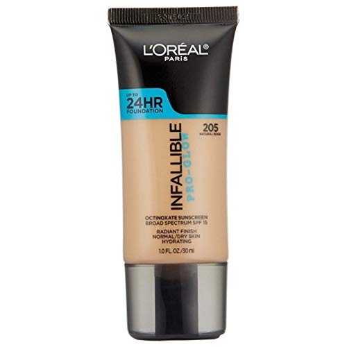L'oreal Paris Infallible Pro-Glow Foundation, Natural Beige, 1 Fl. Oz. #TOP2