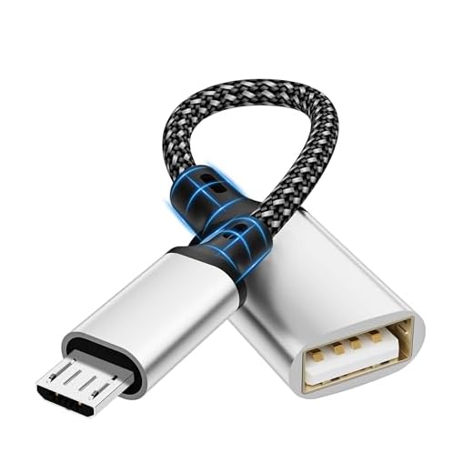 Micro USB Adapter,0.2m USB 2.0 OTG Adapter,Micro USB auf USB Buchse Datenkabel für Samsung Galaxy S7 S7 Edge S6 S6 Edge S5 S4 Smartphone & Tablet Verbinden mit USB Stick,Tastatur,Maus,Webcam