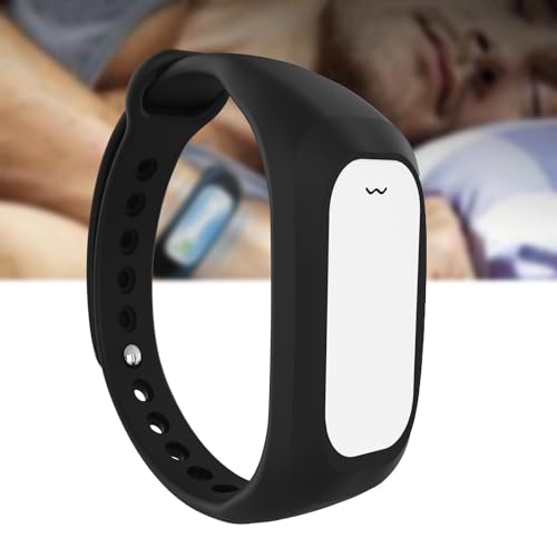 Biosensor Anti-snoring Bracelet Watch Portable Smart Sleep Aid Snore Stopper Wristband Comfortable Device for Adults Teens Kids Black