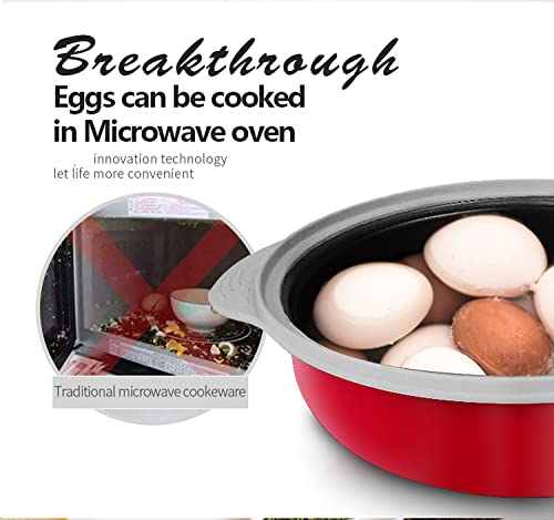 Maconee Microwave Grill Pan For Cooking, Baking, Nonstick Stir Fry Griddle Pan With Lid #TOP6