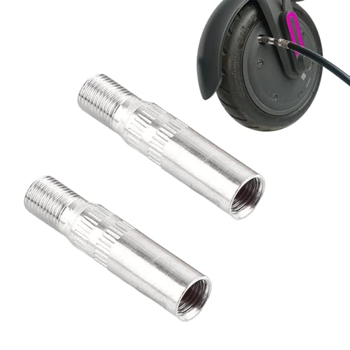 2 Pièces Extension de Valve de Pneu 39mm en Alliage d'Aluminium,Adaptateur Gonflage pour Xiaomi M365,Rallonge de Valve Trottinette Xiaomi,Trottinette...