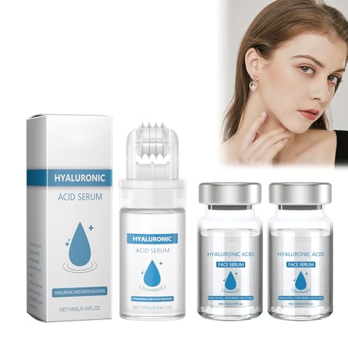 Hyaluronic Acid Facial Serum, Facial Serum with Hyaluronic Acid Moisturising Face Serum, Lightweight and Ultra Moisturising Anti-Aging Facial Serum, For All Skin Types Hyaluronic Acid Facial Serum, Facial Serum with Hyaluronic Acid Moisturising Face Serum, Lightweight and Ultra Moisturising Anti-Aging Facial Serum, For All Skin Types