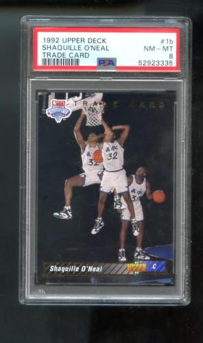 1992-93 Upper Deck Shaquille O'Neal Trade #1b ROOKIE RC PSA