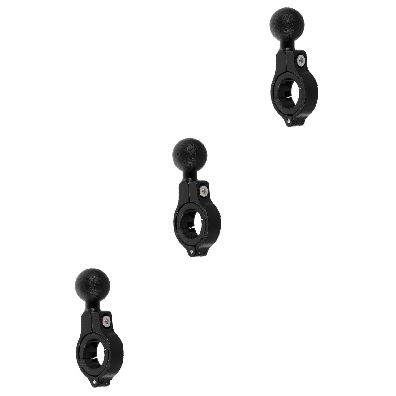 PartyKindom 3ensembles Support De Guidon Aluminium pour Téléphone Et Caméra Fixation pour Et Trottinettes