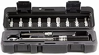 Torque Wrench Set has a Wide Variety of hex Key attachments 3/4/5/5-L/6/8/10mm and a 2-24 NM Range. Ideal for Maintenance on Road & Mountain Bikes