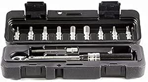 Torque Wrench Set has a Wide Variety of hex Key attachments 3/4/5/5-L/6/8/10mm and a 2-24 NM Range. Ideal for Maintenance on Road &amp; Mountain Bikes
