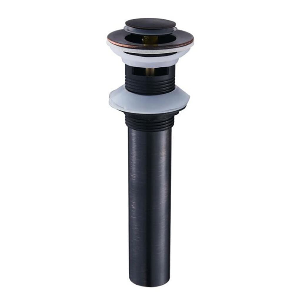 Accessoires de bain noirs : bonde bassin draineur universelle clic-clac lavabo