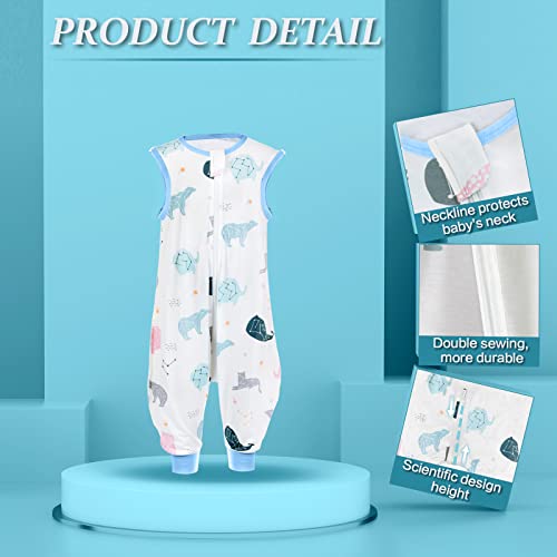 Reinewol Baby Wearable Blanket Sleep Sack,Sleep Bag With Feet Toddler Sleepsack For Girl Boy,Baby Sleeveless Sleep Suit With Zipper (Yellow, Large) #TOP2