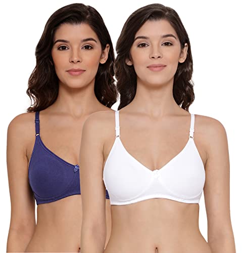 Image of Lyra Women's Cotton Non Padded Wire Free T Shirt Bra