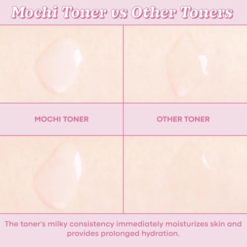 Image of Ceramide Mochi Toner Korean Skincare Formula With Hyaluronic Acid And Panthenol Liquid For Women And Men Improves Skin Texture And Strengthens Natural Moisture Barrier All Skin Types Including Oily (Ceramide Mochi Toner 100ML)