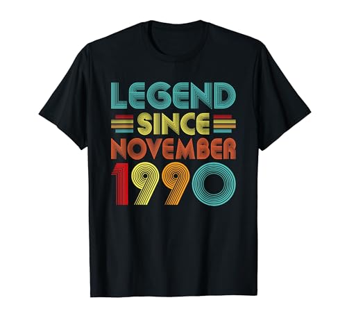Legend Since November 1990 36th Birthday Retro 36 Years Old T�V���c
