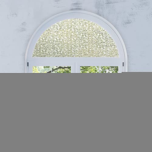 Autotech Park Precut Custom Arched Window Film, Pebble Design, Up To 34 Inches Diameter And 20 Inches Height #TOP6