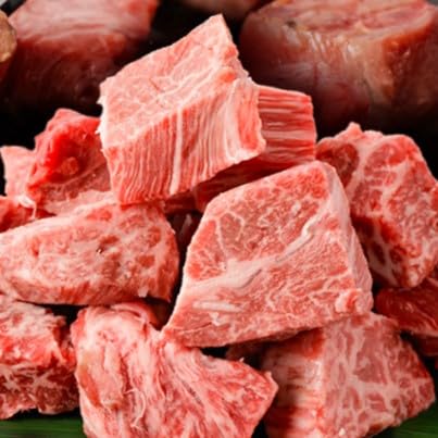 野中精肉店 [一口で広がる贅沢な旨味!] 佐賀牛 A4 A5等級 ヒレ サイコロステーキ 450g