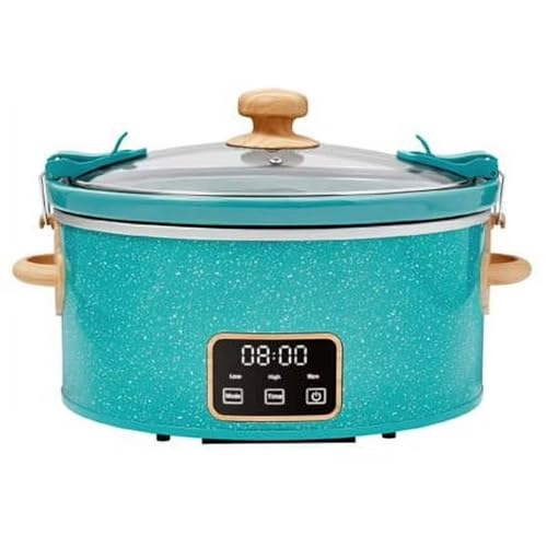 The Pioneers 6 Qt Digital Programmable Slow Cooker -