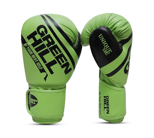 Green Hill Unique Leather Boxing Gloves Set for Men & Women