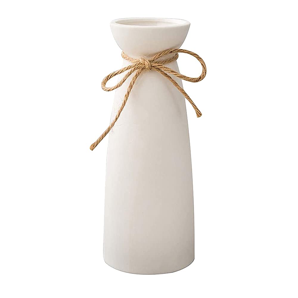 Vase en porcelaine blanche mate style haut de gamme minimaliste