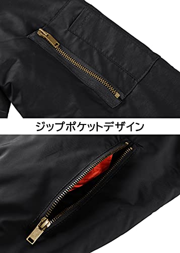 MAGCOMSEN タクティカル ジャケット メンズ 撥水性 中綿入り