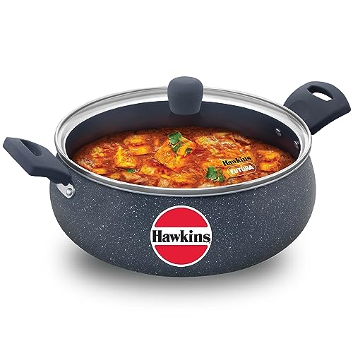 Hawkins Ceramic Nonstick Handi, 5 Litre, Induction Biryani P