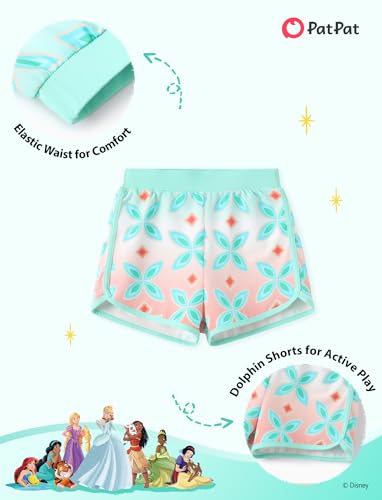 Image of Disney Stitch丨 Frozen丨 Minnie Mouse丨Princess丨Winnie Tank Top+Dolphin Shorts Girls Outfits Workout Athletic Set Summer