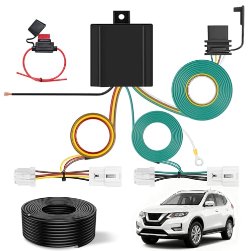 Nilight 4-Pin Trailer Wiring Harness for Nissan Rogue