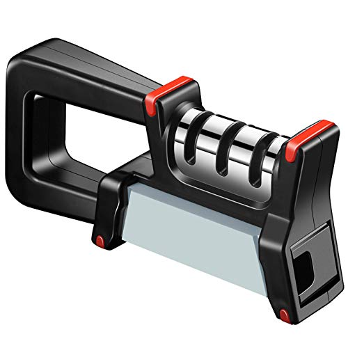 Knife sharpeners ,knife Sharpener with a grindstone in 1000 mesh,sharp props fast, safe and easy to use