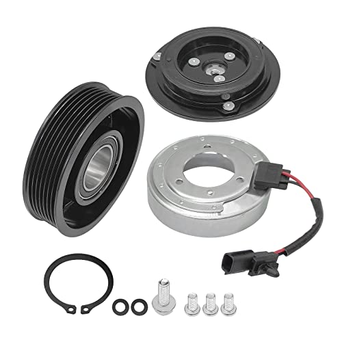 Saihisday FNQHS163 Ac Compressor Clutch Replacement Compressor Clutch Coil Assembly Kit Compatible thumb #4