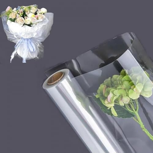 AZIEBAY カラーセロファンロール 30m 大容量 幅40cm 包装用紙 ギフトラッピング 結婚式 誕生日 手作り 小学生用 創作工作 安心してお買い求めください