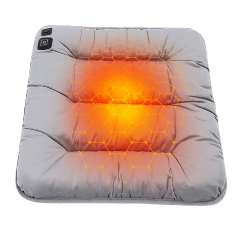 Bewinner Cuscino del Sedile Riscaldato Portatile, Cuscino del Sedile Riscaldato con 3 Impostazioni di Temperatura Alimentato Tramite USB, del Lavabile da 45 ℃ a