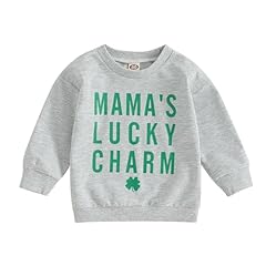 St. Patrick's Day Mama's Lucky Charm Gray