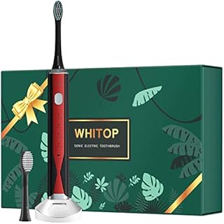 WHITOP CD-02 Pro Sonic Electric Toothbrush for Adults Wireless Charging Rechargeable Electronic Tooth Brush with 4 Modes, Pressure Sensor, Smart Timer, Once Charge for 240 Days
