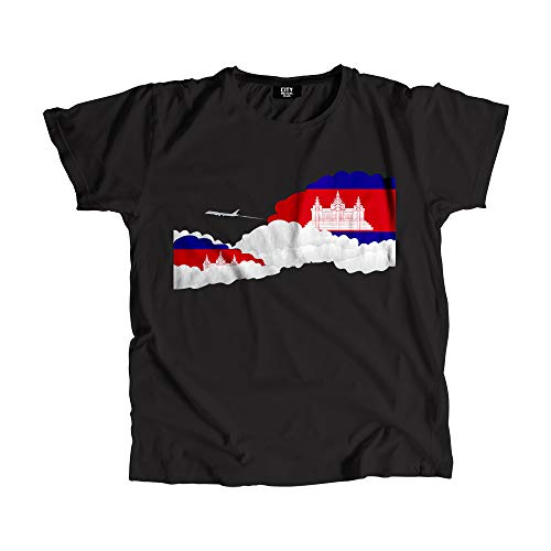 T-shirt avion de ligne Cambodge, le vêtement idéal pour vos journées à l'aéroport
