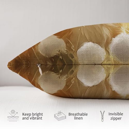 Fundas cojines 40 x 40 cm beige lavables con cremallera oculta 4