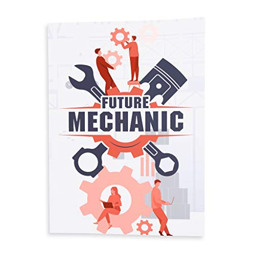 Poster Future Mechanic job : déco murale pour atelier ou bureau