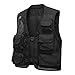 Men's Multi-Pocket Mesh Fishing Vest, Lightweight Outdoor Photography Vest with 12 Pockets & D-Rings, Quick-Dry Breathable Sport Jacket for Hiking, Camping, Travel Men's Multi-Pocket Mesh Fishing